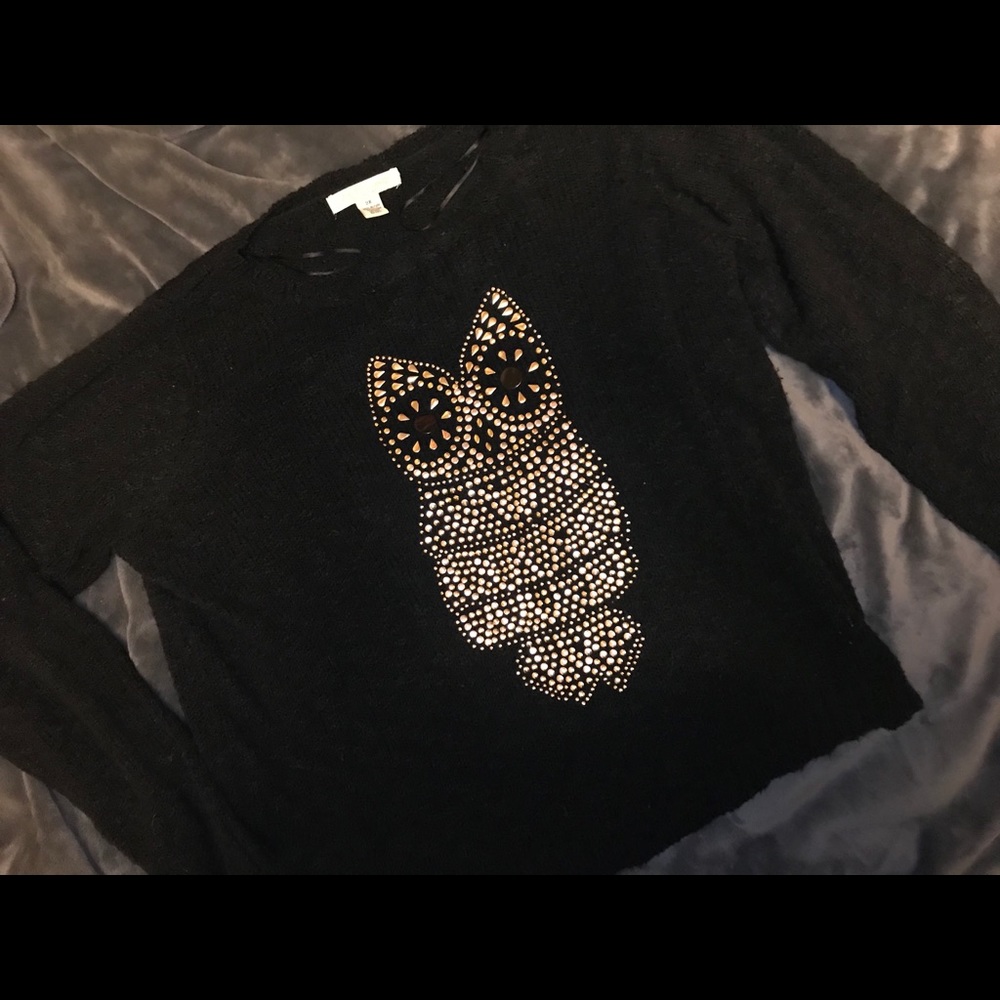 Lightweight Junior 2x Owl Sweater